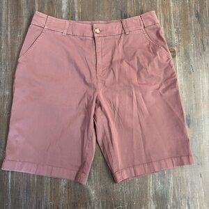 Coldwater Creek Women's Cargo Shorts - Rust Brown